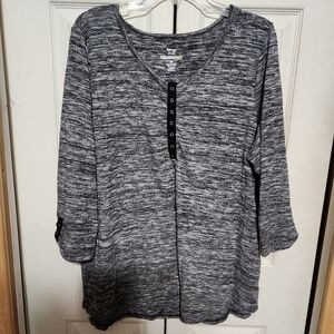 Womens Gray Women's Top